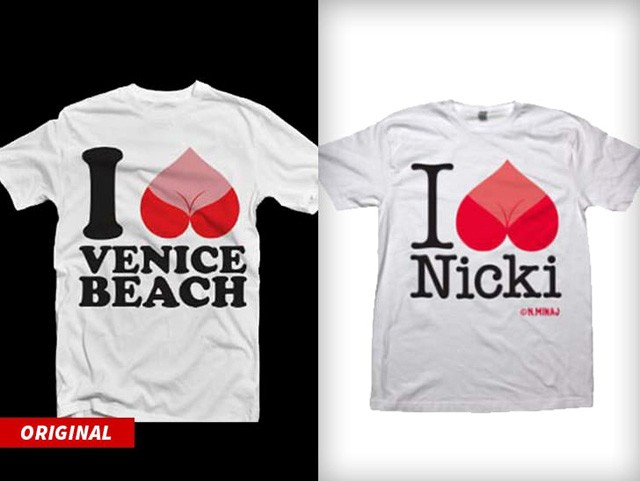 Isiah Simon és Nicki Minaj pólója