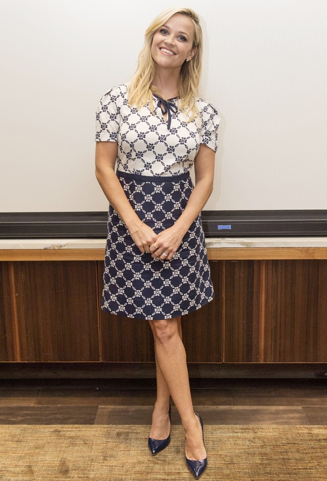 Reese Witherspoon az Újra otthon sajtóbeszélgetésén
