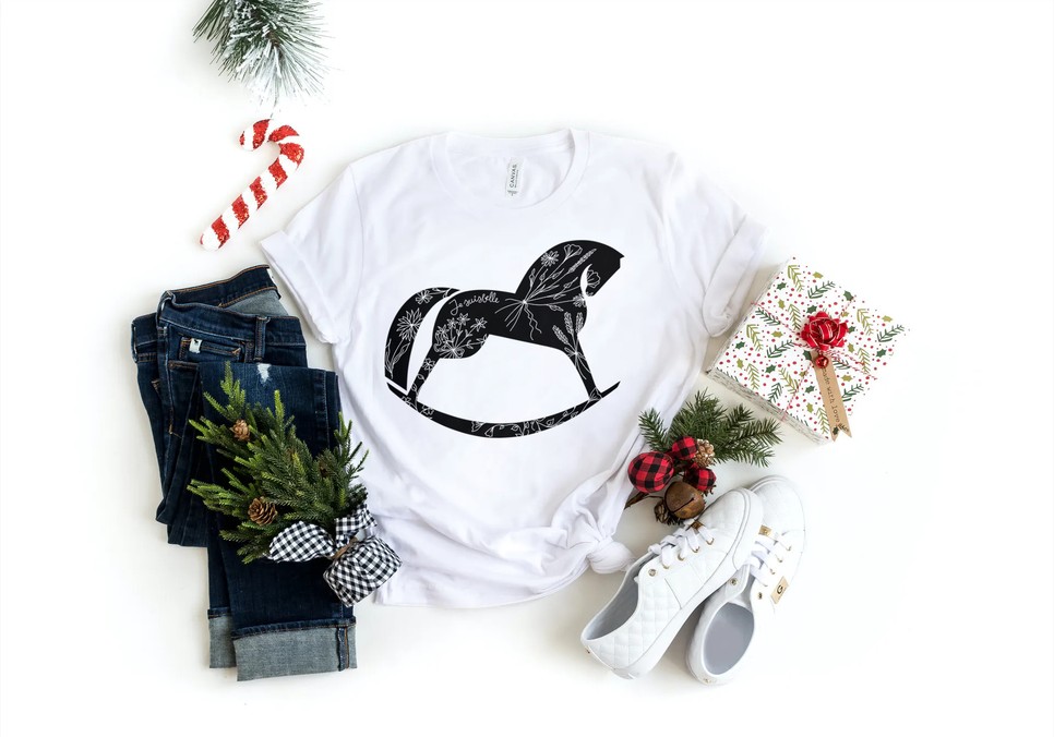 Póló JE SUIS BELLE x HINTALOVON - hintalovon.hu 6000 Ft