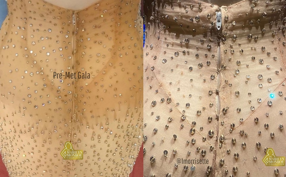 Mutatjuk, hogyan tette tönkre Kim Kardashian Marilyn Monroe 5 millió dolláros ruháját