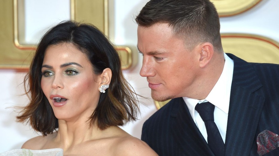 Jenna Dewan és Channing Tatum 2017 szeptember 18-án, a Kingsman című film londoni premierjén