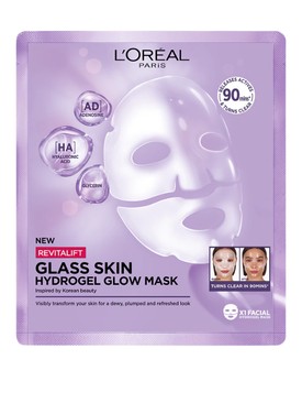 Revitalift Filler Glass Skin hidrogél maszk élénkítő hatással L'ORÉAL PARIS