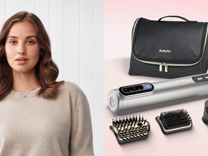 Végre mi is kipróbáltuk a TikTokon felkapott BaByliss Air Wand limitált kiadását, amivel egyszerre tudsz hajat szárítani, formázni és egyenesíteni, ráadásul hőkárosodás nélkül!