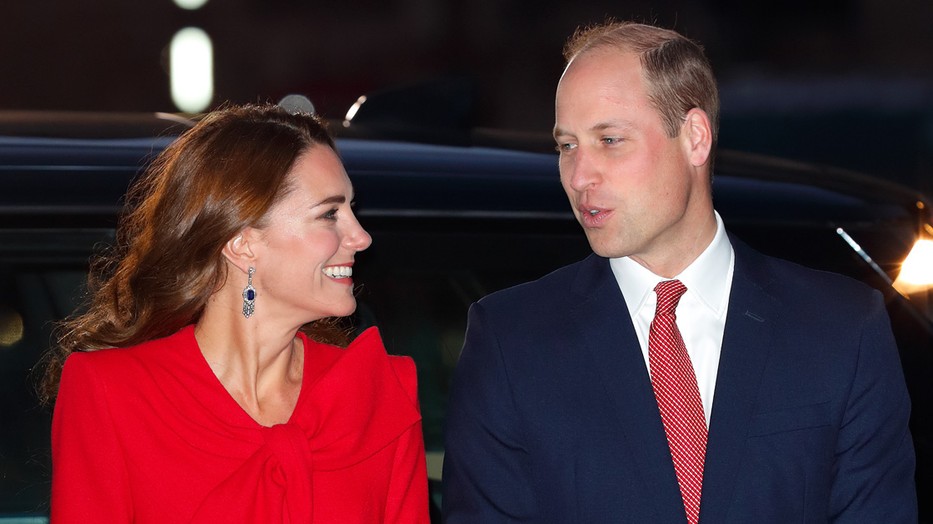  Katalin hercegné és Vilmos herceg karácsonyi jótékonysági eseményen 2021 decemberében