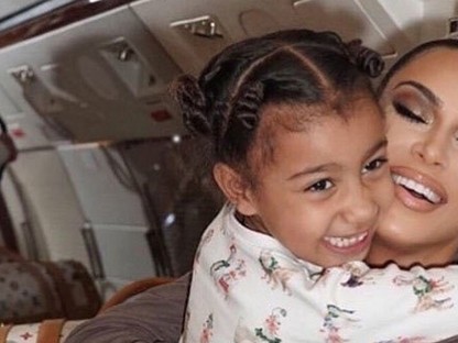 Kim Kardashian teljesen úgy nézett ki kiskorában, mint most a 6 éves kislánya