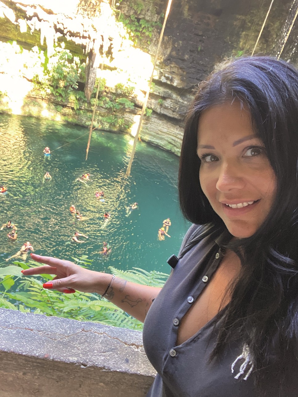 Bernadett főállású idegenvezető lett Mexikóban