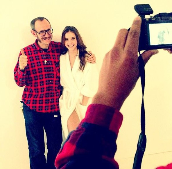 Palvin Barbit többször fotózta már a magyar származású sztárfotós, Terry Richardson is