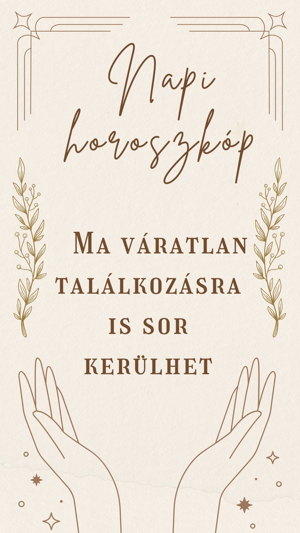 Napi horoszkóp: ma akár szerelem első látásra is megtörténhet