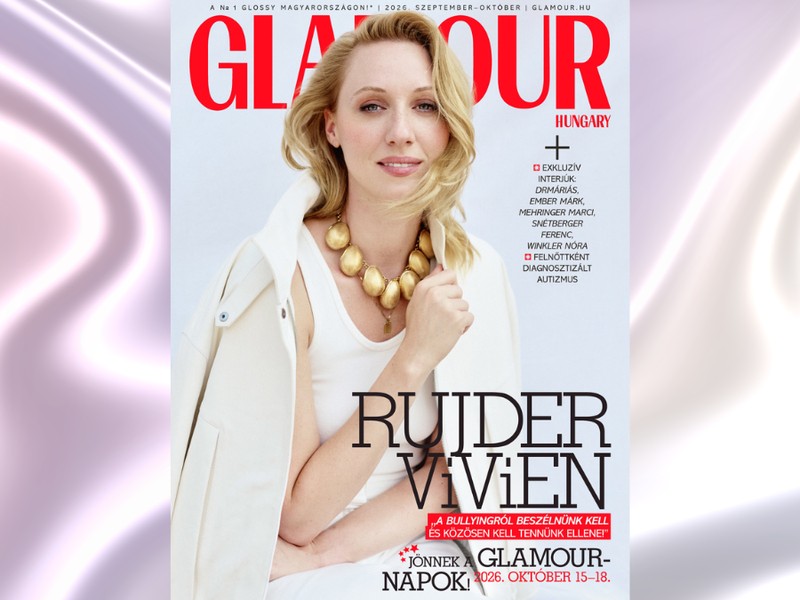 Rujder Viviennel a címlapon és GLAMOUR-napok kuponfüzettel megjelent a magazin szeptember-októberi száma