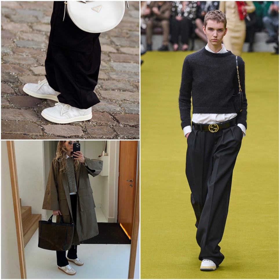 A visszafogott stílus sosem megy kis a divatból, a sneaker trendekben is helye van