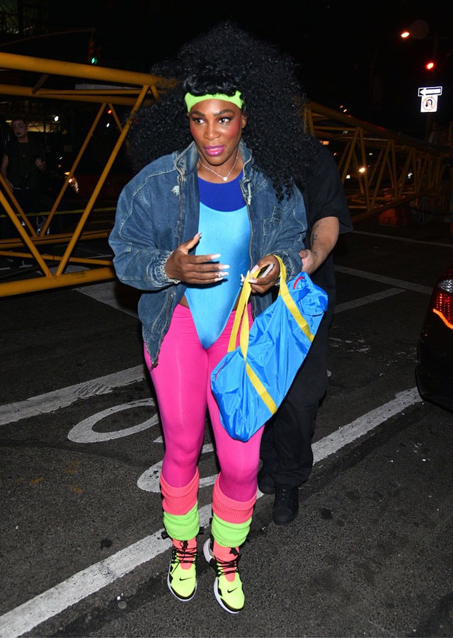 Serena Williams 80-as évekbeli aerobik kosztümje nagyon vicces.