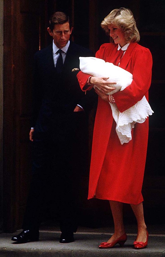 Diana hercegné 1984-ben Harry herceggel