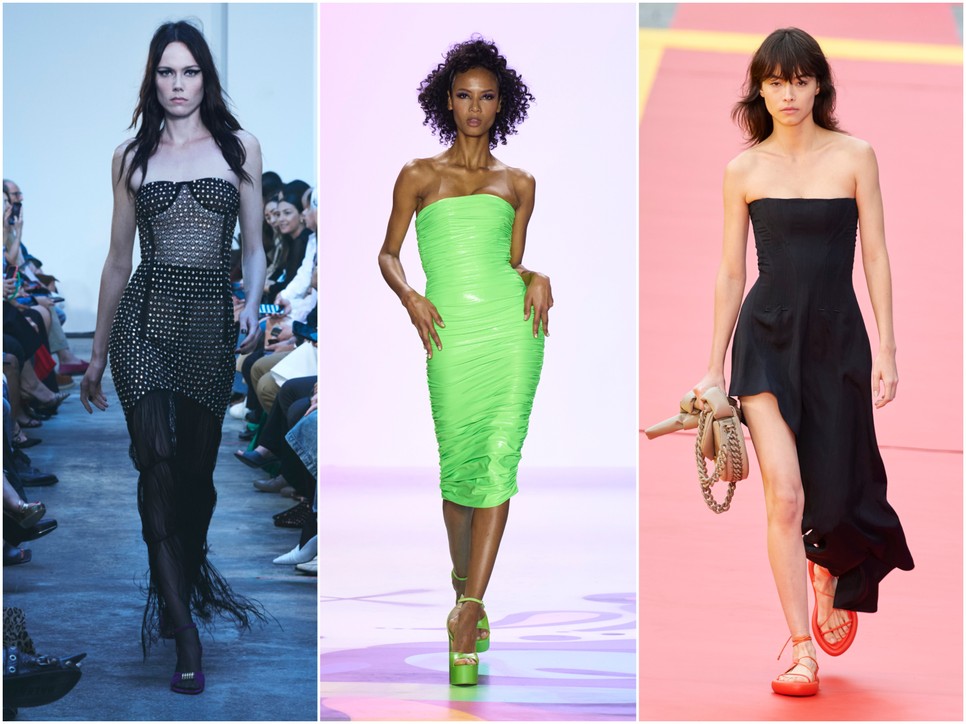 A csőruha ellepte a kifutókat a 2023-as tavaszi-nyári bemutatókon.