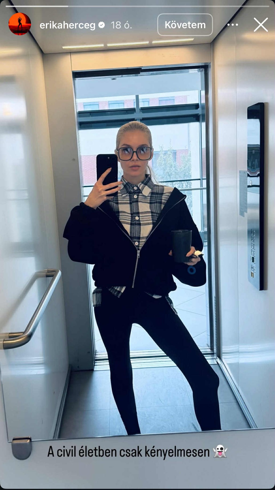 Így fest Herceg Erika egy hétköznap délután, amikor nincs forgatás