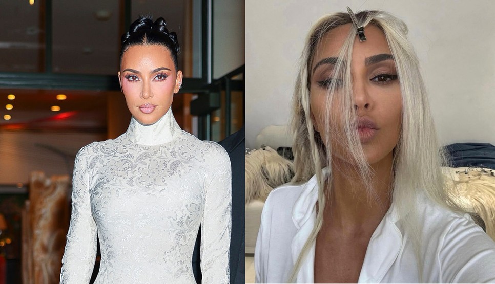 Kim Kardashiant nem először láthatjuk platina szőke hajjal, de idén teljesen váratlan volt átalakulása