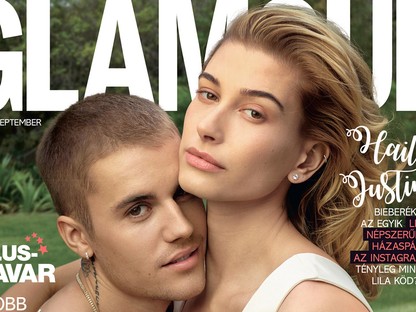 A GLAMOUR szeptemberi címlapján Justin Bieber és Hailey Bieber
