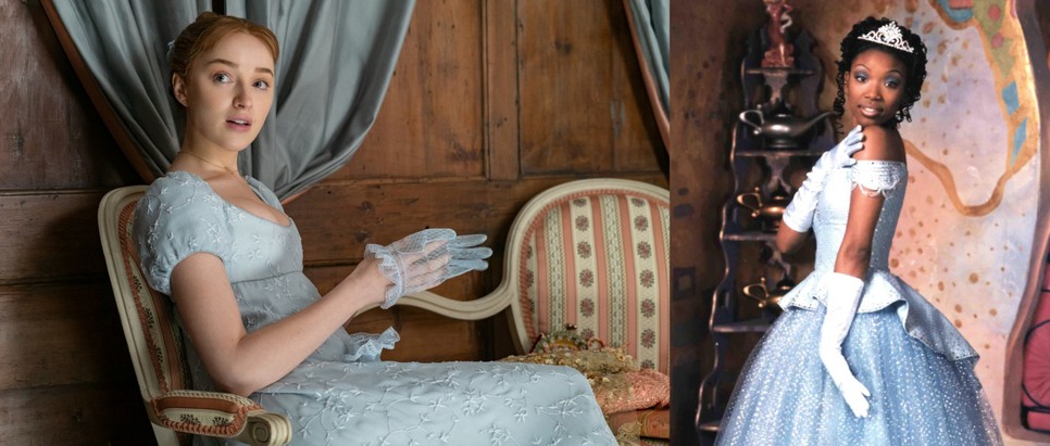 Észrevetted ezeket az összefüggéseket a Bridgerton család és a Hamupipőke kosztümjei között?