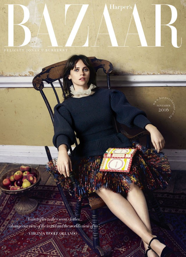 felicity jones, inferno, a mindenseg elmélete, oscar dij, harpers bazaar
