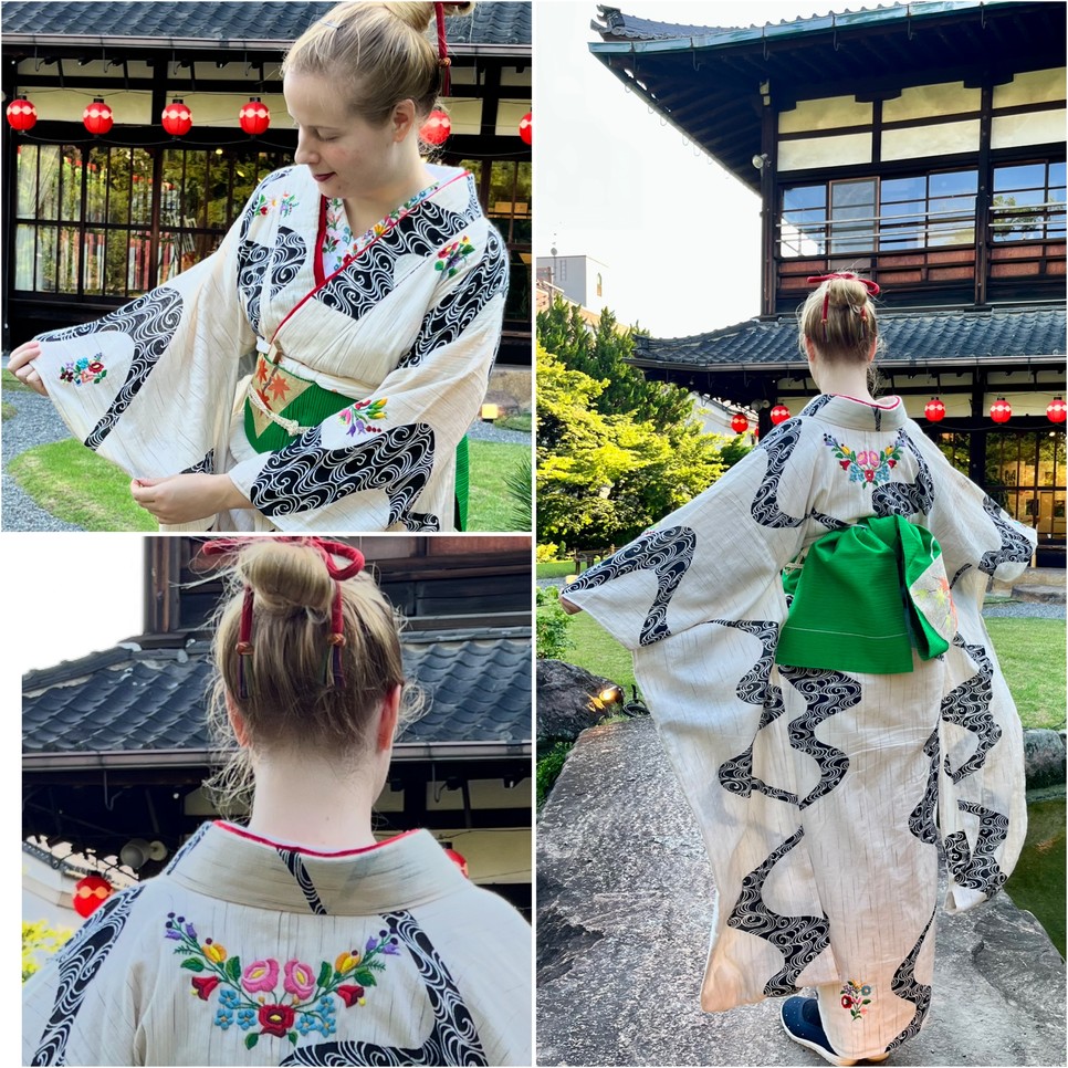 A kimonóhímzés ötlete a pandemiás időszakban alakult ki, amikor Magyarország hiánya inspirálta.