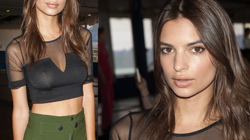 Áttetsző felsőben szexiskedik az új modellsztár