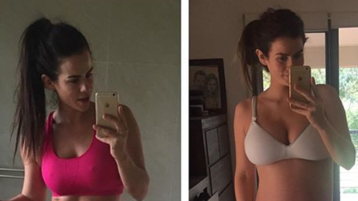 Alig két nappal a szülés után már bombaformában a fitneszező