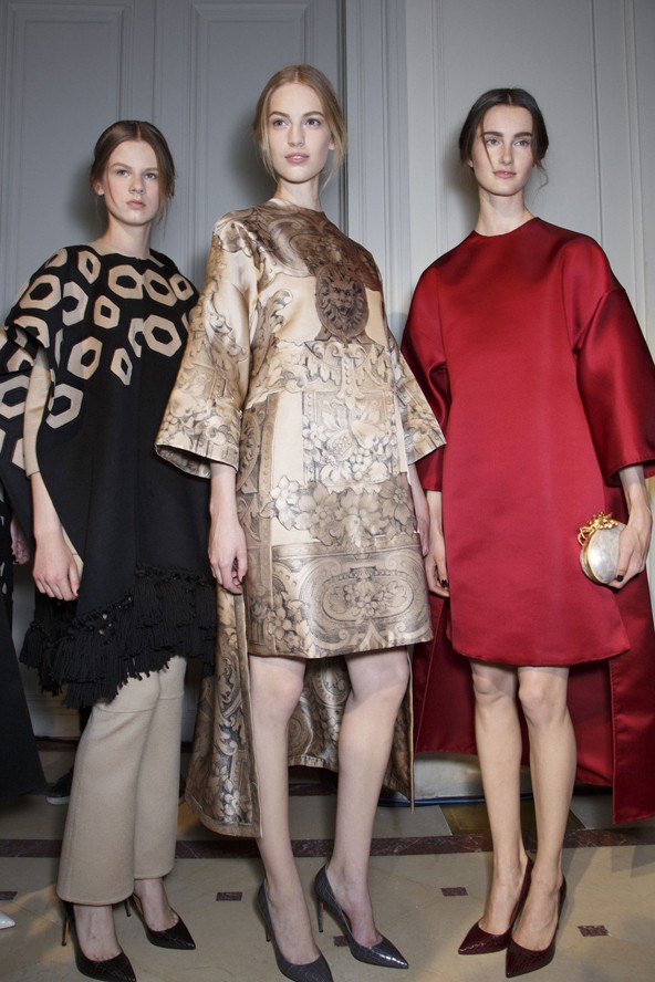 Axente Vanessa, Joanna Tatarka, Mackenzie Drazan - Valentino backstage