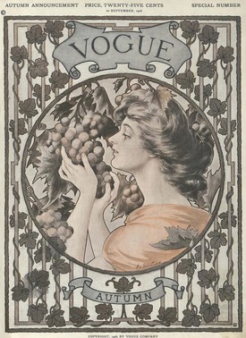 1906-ban a szüret volt a címlap témája.