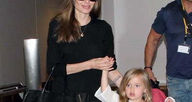 Angelina Jolie tündéri kislányával, Vivienne-nel