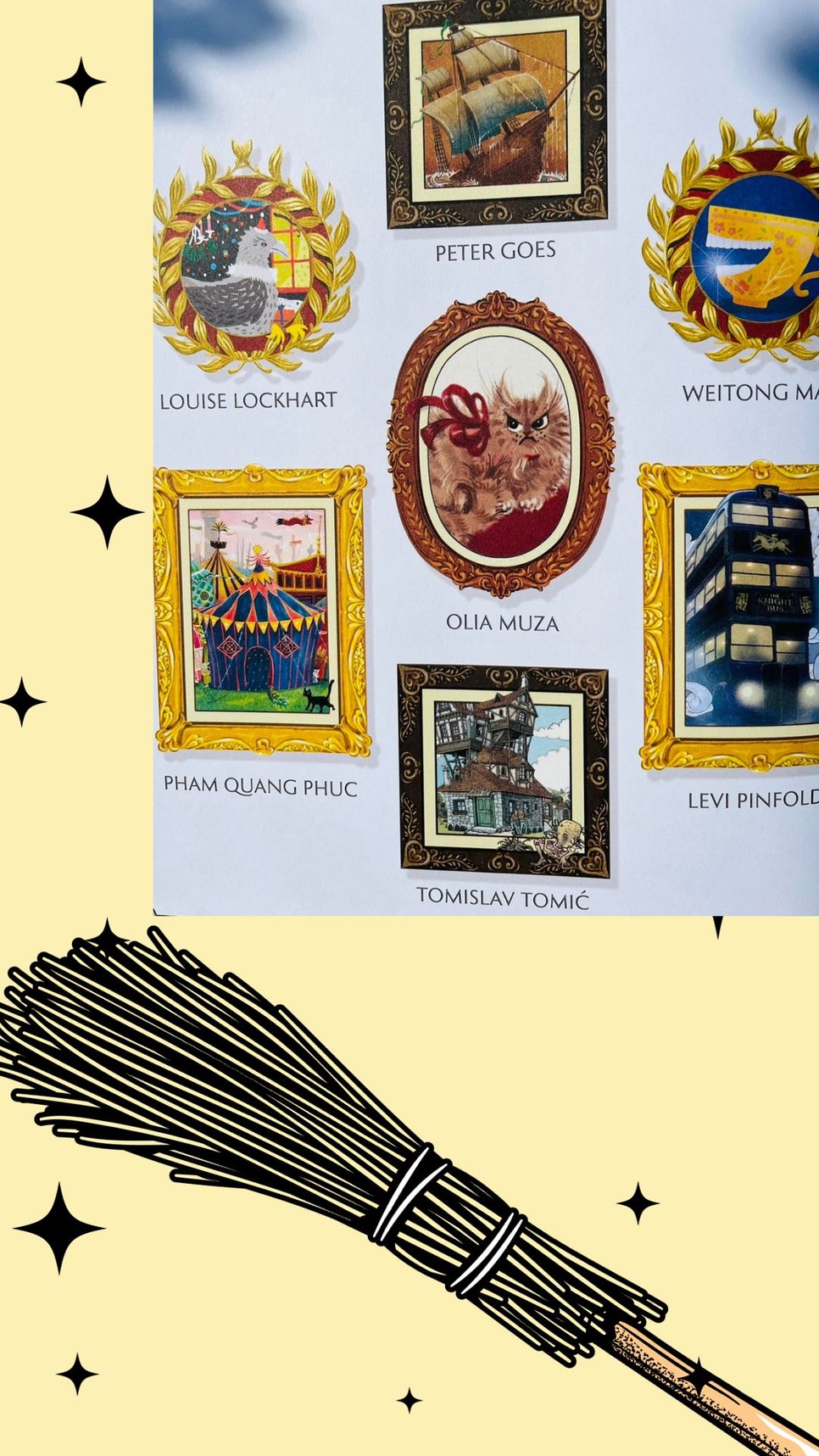 A legstílusosabb névjegy az új Harry Potter-könyv illusztrátoraitól