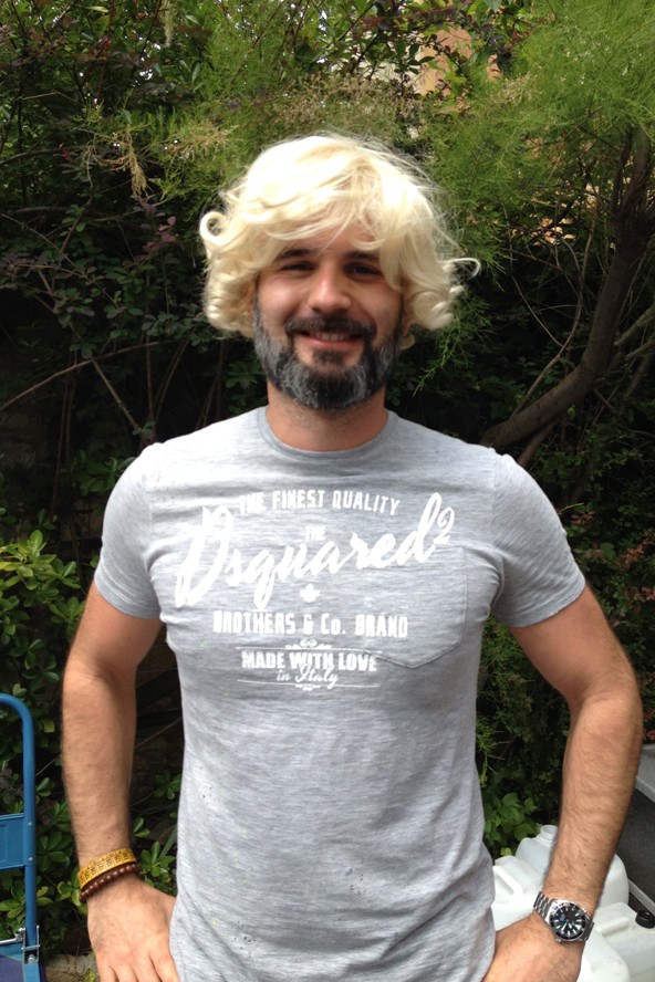 A Sugarbird vezetőjének, Jagasics Hedvignek a férje sem maradt ám ki a mókából.