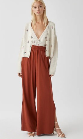 Gumis derekú palazzo nadrág PULL AND BEAR 6 995 Ft