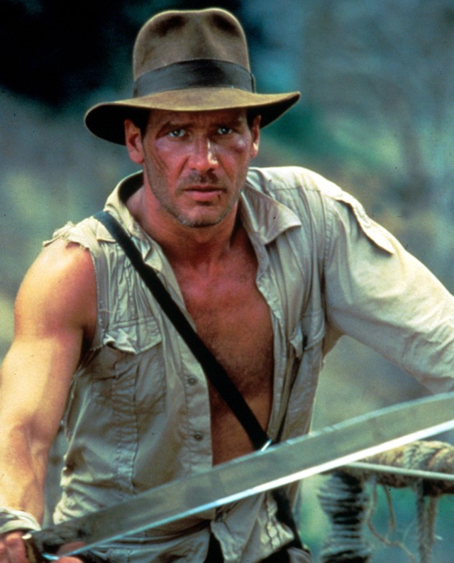 Indiana Jones szerepében Harrison Ford