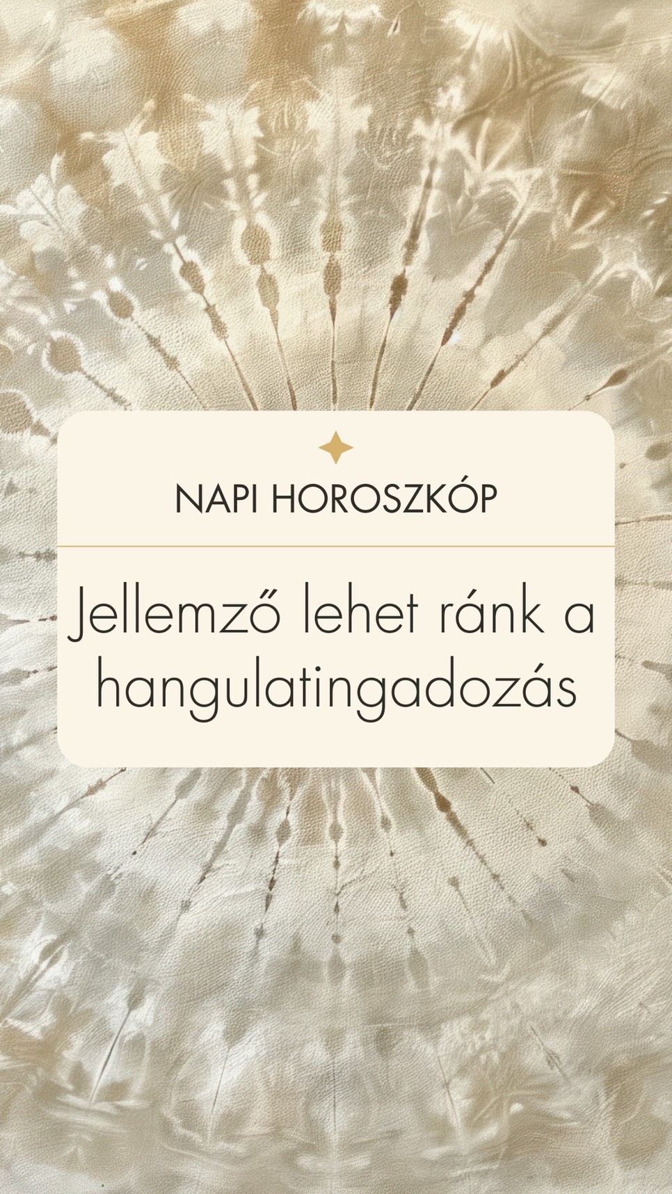 Napi horoszkóp: erre készüljünk ma