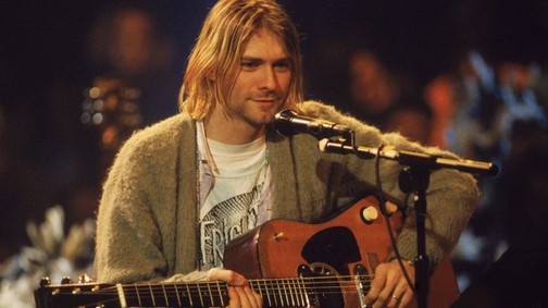 Szívszorítóan cuki képet mutatott Kurt Cobainról a lánya