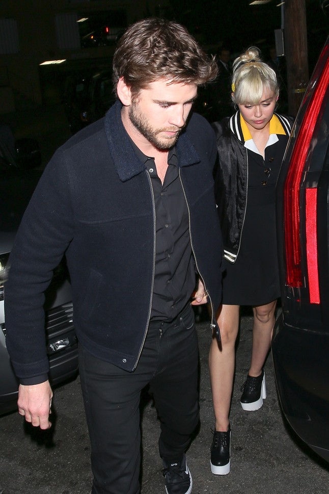 miley cyrus, liam hemsworth