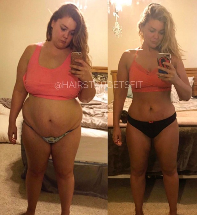 McCabe a fogyás előtt és után