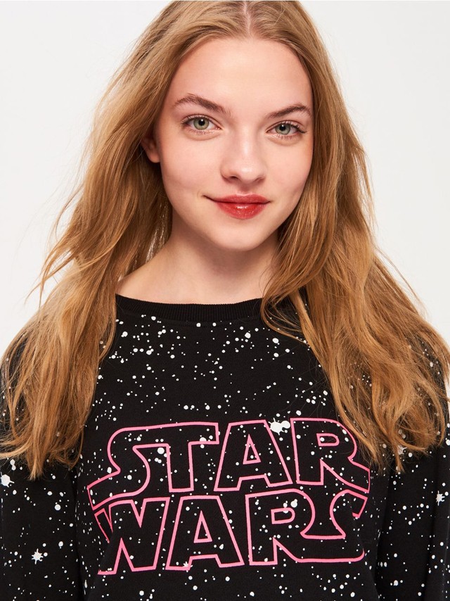 Csillámos Star Wars pulóver, SINSAY, 5490 Ft