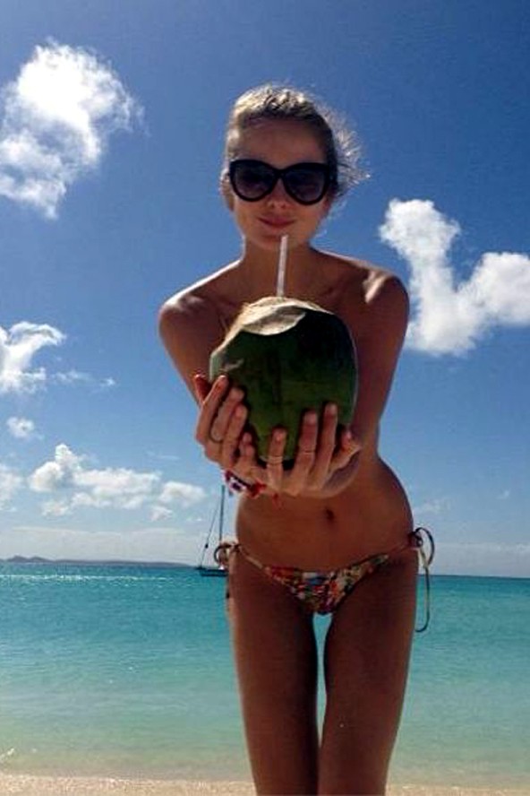 Mihalik Enikő a Karib-szigeteken telel