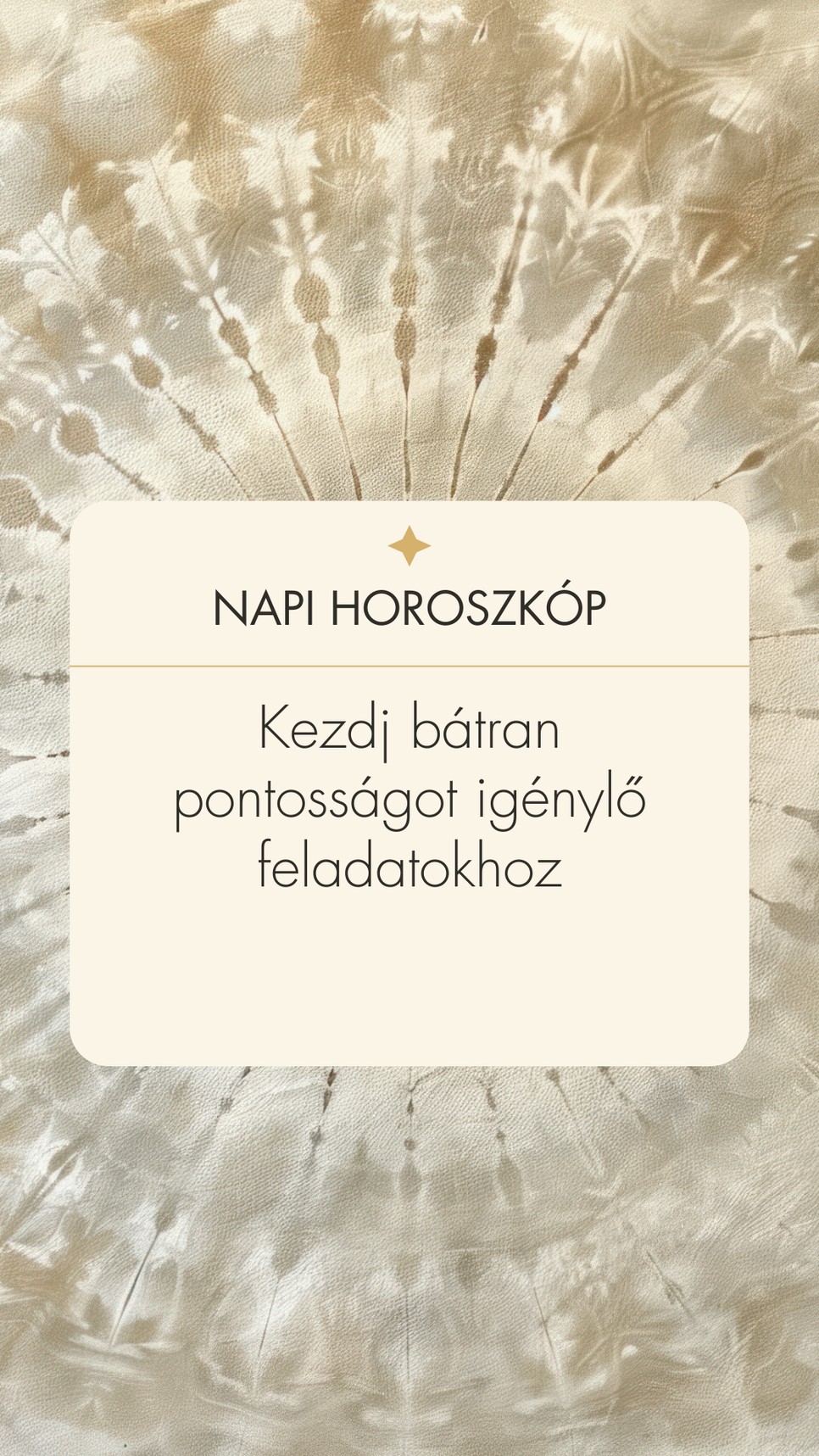 Ezt mondja a napi horoszkóp