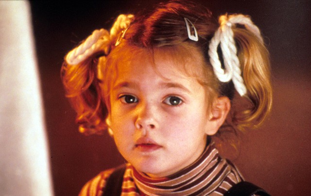 Drew Barrymore az E.T. című filmben négyévesen