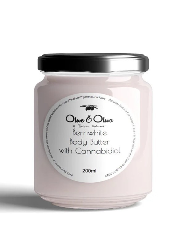 Berrywhite testvaj CBD olajjal OLIVE & OLIVA 5990 Ft/200 g