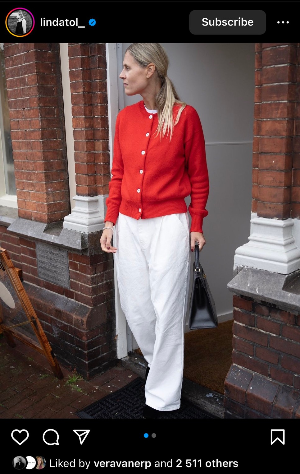 A kardigán a piros színtrend elsőszámú kedvence most