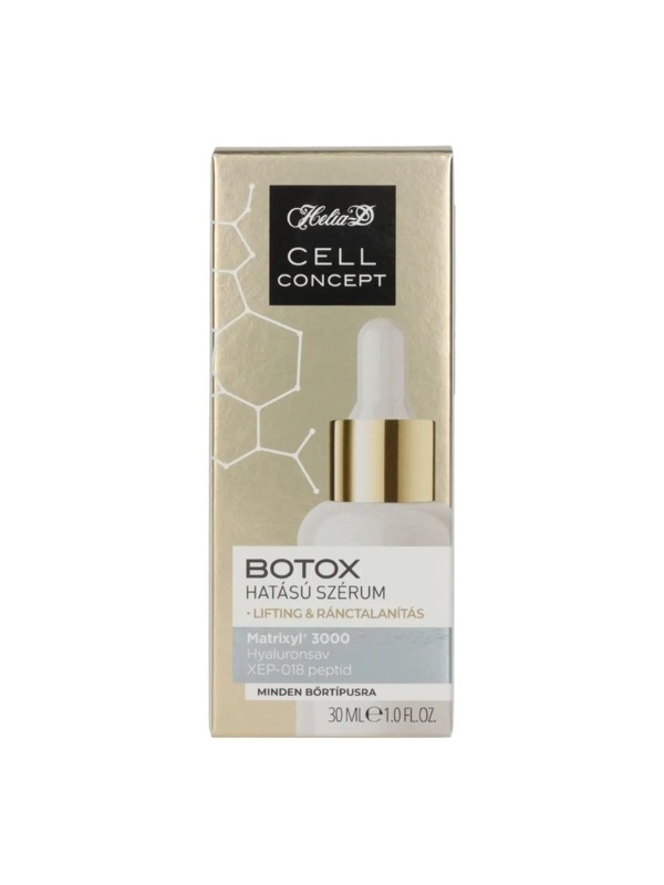 Cell Concept botox hatású szérum HELIA-D 3999 Ft/30 ml a Rossmann üzleteiben és online, GLAMOUR kuponnal, 30% kedvezménnyel 2799 Ft 