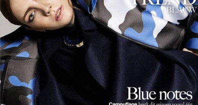 Srej Zsófi a kék királynője a holland Vogue szerint