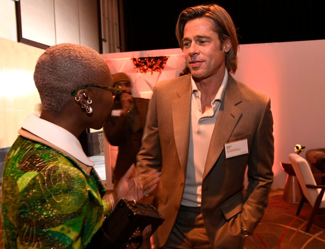 Brad Pitt az Oscar fogadáson