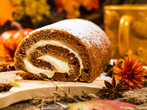 A hétvége sztárja: mascarponés, sütőtökös tekercs