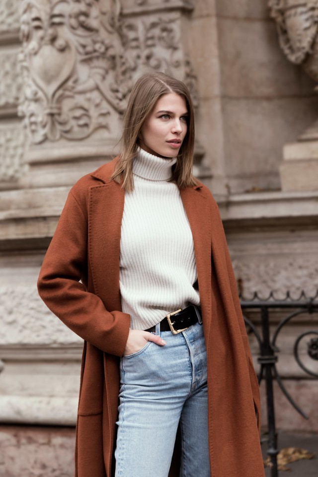 Berki Blanka csodás kabátja bármelyik szettet feldobná