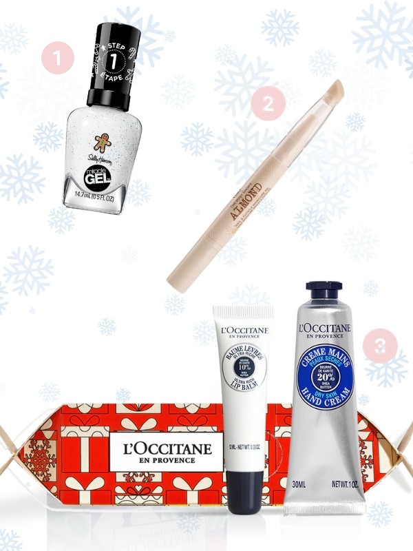 1. Miracle Gel Holiday körömlakk (Whisk You A Merry Xmas) SALLY HANSEN 3299 Ft 2. Mandulás kéz- és körömápoló olaj THE BODY SHOP 4390 Ft 3. Hugs & Kisses kéz- és ajakápoló szett L'OCCITANE 6570 Ft