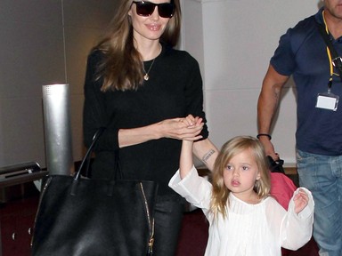 Angelina Jolie tündéri kislányával, Vivienne-nel