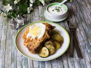 Különleges alpesi íz a vasárnapi asztalra: Alpesi tarja grill zöldségekkel